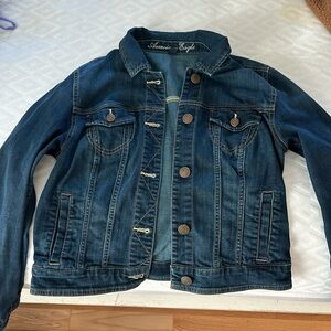 American eagle blue jean jacket